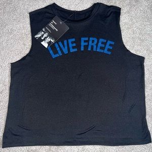 Lovers of hYoumanity Live Free Tank Top size S